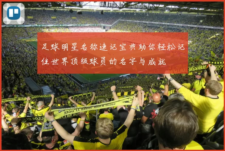 足球明星名称速记宝典助你轻松记住世界顶级球员的名字与成就