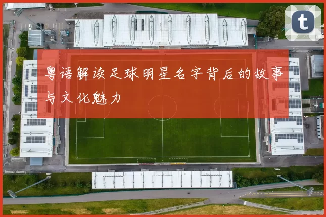 粤语解读足球明星名字背后的故事与文化魅力